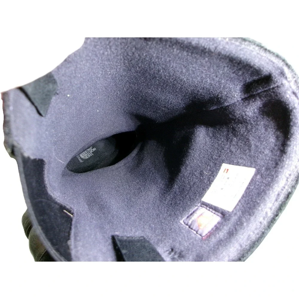 The‎ North Face Womens 8.5 Winter Boots Black Primaloft Insulated Tall Leather